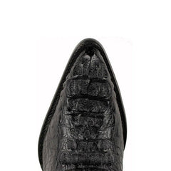 Mens King Exotic Caiman Hornback Cowboy Boots Black (4980205)