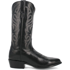 Dan Post Men’s Milwaukee 13 Round Medium Toe Black Leather Cowboy Boot