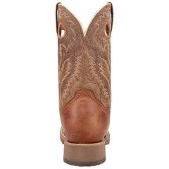 Dan Post Martel Tan/Brown Ostrich Leather Western Boots
