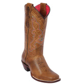 Quincy Womens Cowgirl Boots Square Toe