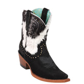 Cowhide Booties