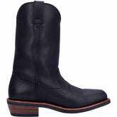 Dan Post Mens Albuquerque 12 Round Toe Black Leather Cowboy Boot