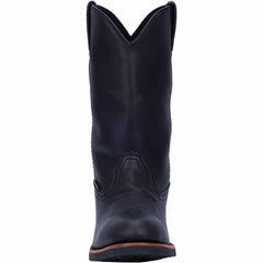 Dan Post Mens Albuquerque 12 Round Toe Black Leather Cowboy Boot