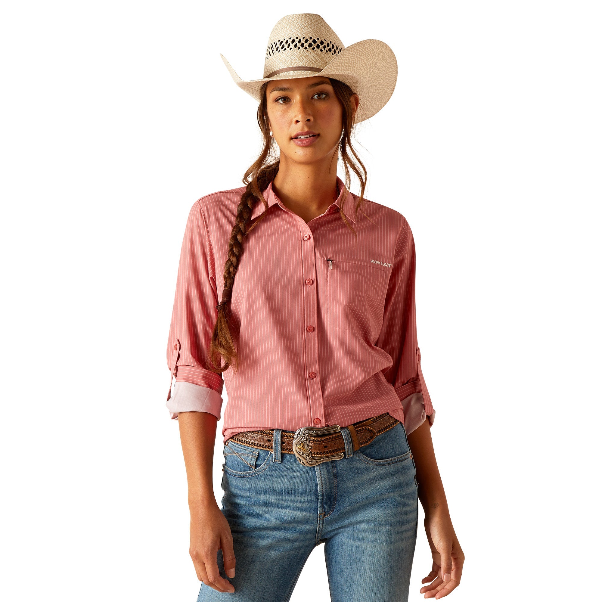 Women's Ariat Shirt VentTEK Faded Rose
