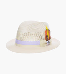 TYCE FEDORA Poly Braided Pinch Front Hat