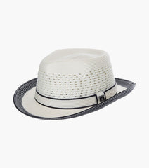 TYRONE FEDORA Poly Braided Pinch Front Hat