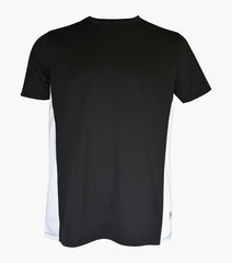 CREW NECK BLOCK T-SHIRT Performance Fabric