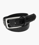 Stacy Adams Ozzie Croc Emboss Belt by Stacy Adams Shoes