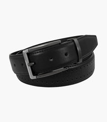 Stacy Adams Pacer Perf Leather Belt by Stacy Adams Shoes