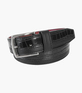 Stacy Adams Durant Croc Embossed Belt by Stacy Adams Shoes