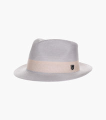 CALEM FEDORA Poly Braid Pinch Front Hat