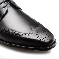 Tasso Wing Tip Derby Black By Mezlan Made In Spain Brand
