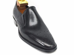 Two Tone Leather Loafer Carrucci