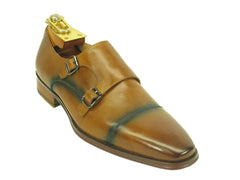 Two Tone Monk Strap Loafer Carrucci