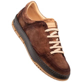 Men's Villani Suede Street Sport Sneaker By Mezlan Made In Spain Brand