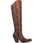 Dan Post Women’s Seductress Chestnut 20 Snip Toe Zipper Boot