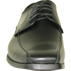 Bravo Mens Classic Square Pointy Toe Dress Shoe in Black