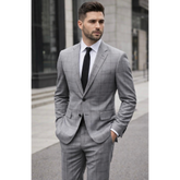 statement-men-s-2-piece-100-wool-modern-fit-windowpane-suit-single-breasted-suit-jacket