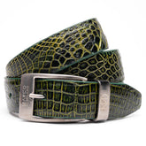 Marco Di Milano Emilio Belt - Antique Green Leather Loafer