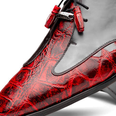 Marco Di Milano Anzio Black Cherry Leather Shoe