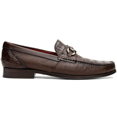 Marco Di Milano Adro Brown Leather Luxury Loafers