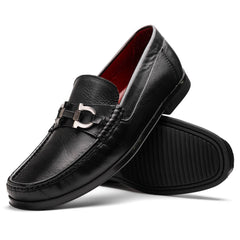 Atrani Black Calf Bit Loafer