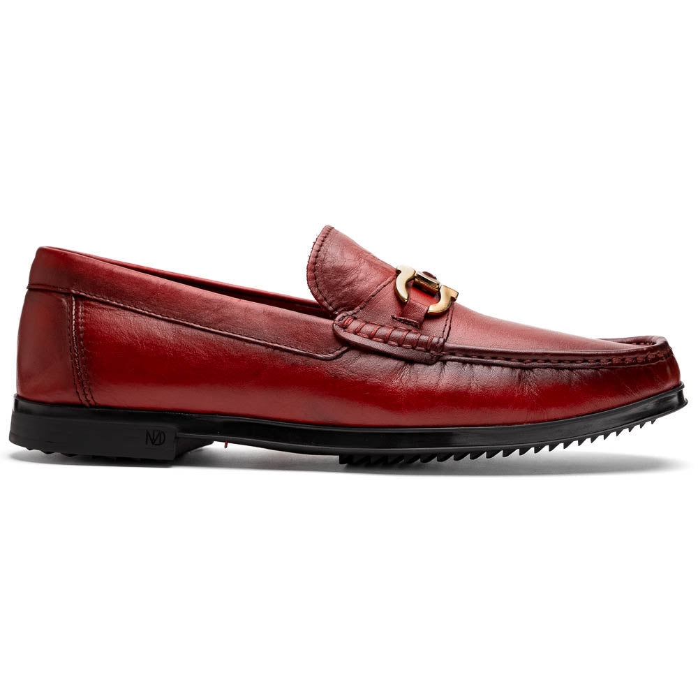 Atrani Red Calf Bit Loafer