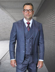 statement-men-s-3-piece-100-wool-modern-fit-suit-peak-lapel