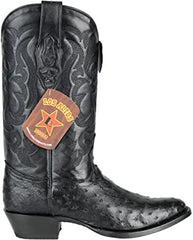 Botas de Avestruz Original Punta Redonda LAB-650305