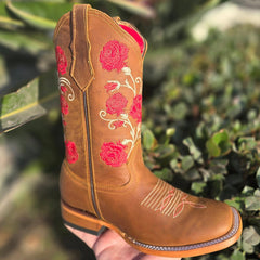 Flowered Women's Cowboy Boots