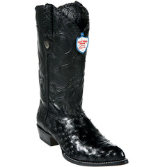 Botas de Avestruz Original Horma Puntal WW-29903 - Los Altos Boots