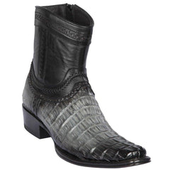 Botas de Cocodrilo Caiman Cola Cortas Horma Europea Cuadrada LAB-76B0138