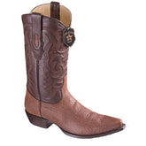 Botas de Cuero de Cuello de Toro con Punta Recortada LAB-943107 - Los Altos Boots