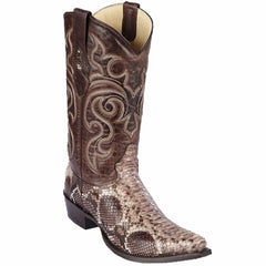 Botas de Piton Original Punta Recortada - Los Altos Boots