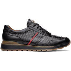 Marco Di Milano Brescia Black Leather Dress Shoes