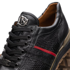 Marco Di Milano Brescia Black Leather Dress Shoes