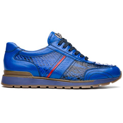 Marco Di Milano Brescia Electric Blue Leather Shoe