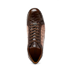 Marco Di Milano Cairo Alligator Sneakers Brown / Orix