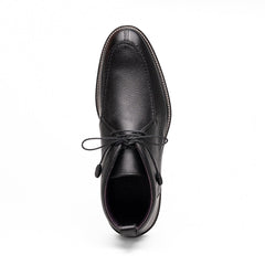 Zelli Campo High Deerskin Chukka Boot Black (48-595-BLK)