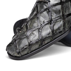 Marco Di Milano Olivieri Gray Leather Loafers