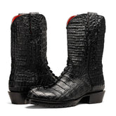 Marco_Di_Milano Marlboro Black Leather Oxfords