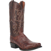Dan Post Men's Stalker Genuine Caiman Belly Square Toe Boots - Brown