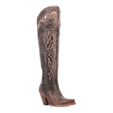 Dan Post Women's Kommotion Snip Toe Leather Tall Boots - Chocolate