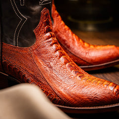 Marco Di Milano Denver Cognac Leather Oxfords