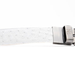 Marco Di Milano Domenico Belt - White Leather Luxury Shoe