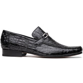 Marco Di Milano Fabro Caiman Black Bit Loafers