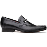 Marco Di Milano Fabro Lizard Bit Loafers Black
