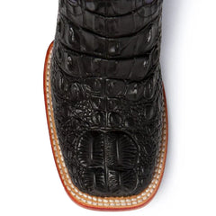 Ferrini Women's Rancher Square Toe Boots Crocodile Print - Black/Purple 9049304