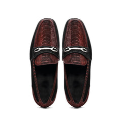 Marco Di Milano Hugo - Wine & Black Leather Oxford