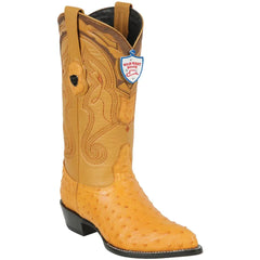 Wild West Botas de Avestruz Horma Puntal